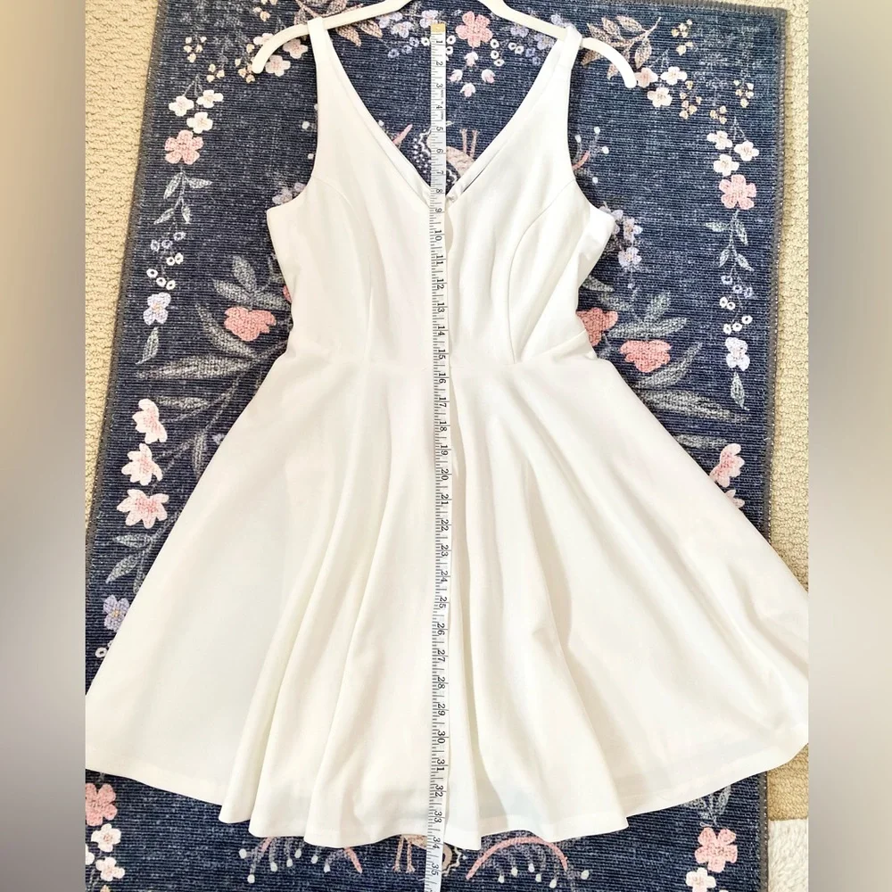 Lulu’s Darling Delight White Skater Dress- Women’s S - Picture 13 of 16